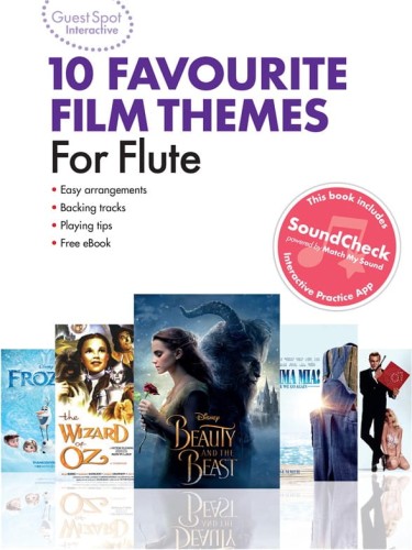 Guest Spot Interactive: 10 Favourite Film Themes For Flute (+ audio online) - łatwe nuty na flet poprzeczny