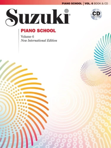 Suzuki Piano School 6 (+ płyta CD) - Seizo Azuma - podręcznik do nauki gry na pianinie metodą Suzuki