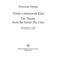 Temat przewodni z telenoweli Klan - Krzesimir Dębski - nuty na fortepian