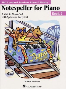 Notespeller for Piano Book 2 - materiały do nauki gry na fortepianie dla dzieci - Karen Harrington