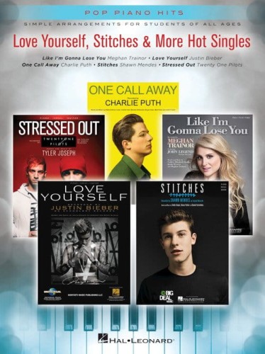 Pop Piano Hits: Love Yourself, Stitches & More Hot Singles - proste nuty na pianino dla uczniów w każdym wieku