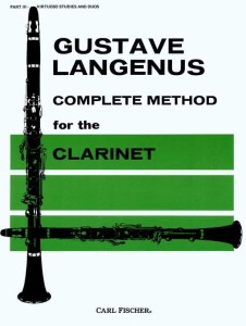Gustave Langenus: Complete Method for the Clarinet in Three Parts - część 3 - szkoła gry na klarnecie
