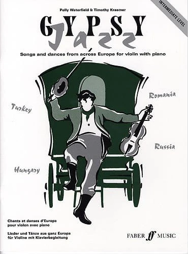 Gypsy Jazz (Intermediate Level) - utwory z różnych stron Europy na skrzypce i fortepian - Polly Waterfield, Timothy Kraemer