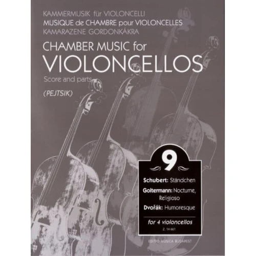 Chamber Music for violoncellos 9 - Arpad Pejtsik - muzyka kameralna na 4 wiolonczele