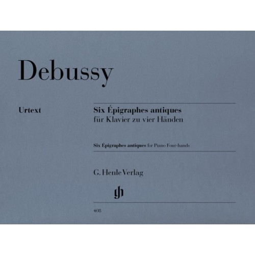 Claude Debussy: Six Epigraphes antiques for Piano Four-hands - Sześć epigrafów antycznych - nuty na fortepian na cztery ręce