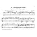 Claude Debussy: Six Epigraphes antiques for Piano Four-hands - Sześć epigrafów antycznych - nuty na fortepian na cztery ręce