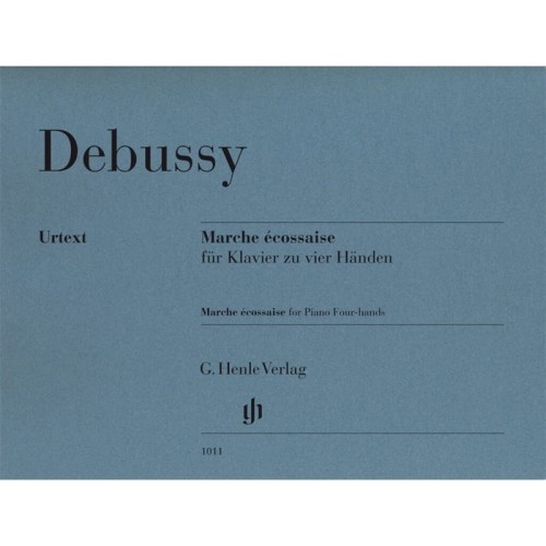Claude Debussy: Marche écossaise for Piano Four-hands - marsz szkocki - nuty na fortepian na cztery ręce