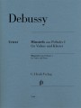 Claude Debussy: Minstrels from Préludes I for Violin and Piano - Minstrele - nuty na skrzypce i fortepian