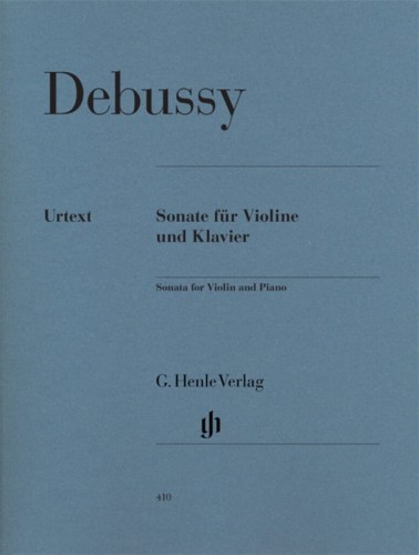 Claude Debussy: Violin Sonata g minor - sonata skrzypcowa g-moll - nuty na skrzypce z fortepianem