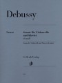 Claude Debussy: Violoncello Sonata d minor - sonata wiolonczelowa d-moll - nuty na wiolonczelę z fortepianem