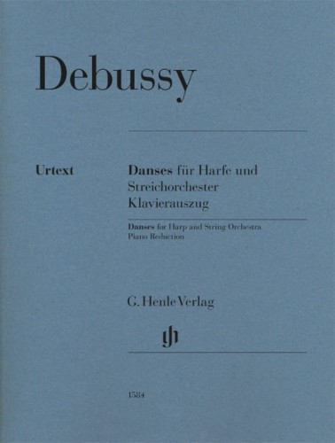 Claude Debussy: Danses for Harp and String Orchestra - tańce na harfę i orkiestrę smyczkową - nuty na harfę i fortepian