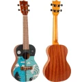 Flight Art AUC33 Two Seasons - drewniane ukulele koncertowe + pokrowiec