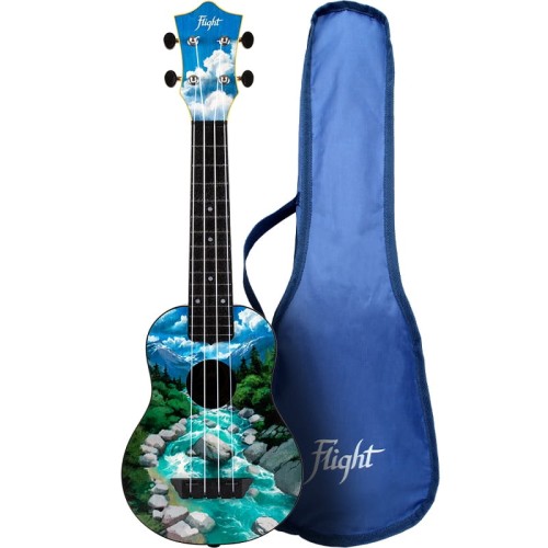 Flight TUS30 Slovenia Travel ABS - ukulele sopranowe + pokrowiec