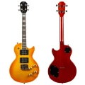Flight Centurion Solid Body Vintage Burst - elektryczne ukulele tenorowe z pokrowcem