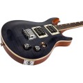Flight Vanguard Solid Body Transparent Black - elektryczne ukulele tenorowe + pokrowiec