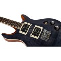 Flight Vanguard Solid Body Transparent Black - elektryczne ukulele tenorowe + pokrowiec