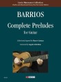 Agustin Barrios Mangore: Complete Preludes for Guitar - Preludia - nuty na gitarę klasyczną