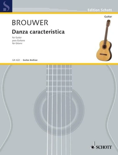 Leo Brouwer: Danza caracteristica for guitar - nuty na gitarę klasyczną