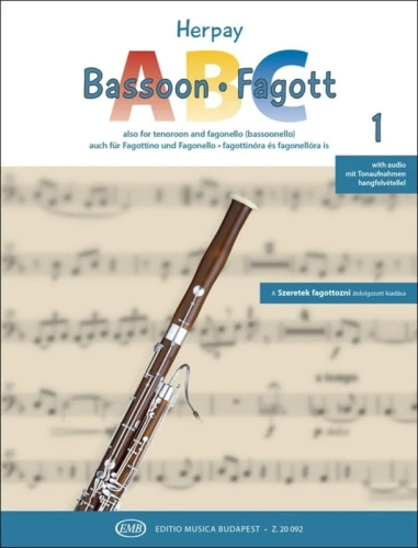 Agnes Herpay: Bassoon ABC 1 (+ audio online) - szkoła gry na fagocie