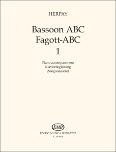 Agnes Herpay: Bassoon ABC 1 - Piano accompaniment - akompaniament fortepianowy do szkoły gry na fagocie
