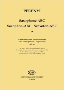 Saxophone ABC 2 - Peter Perenyi - Piano accompaniment for Eb and Bb saxophones - akompaniament fortepianowy do szkoły gry na saksofonie