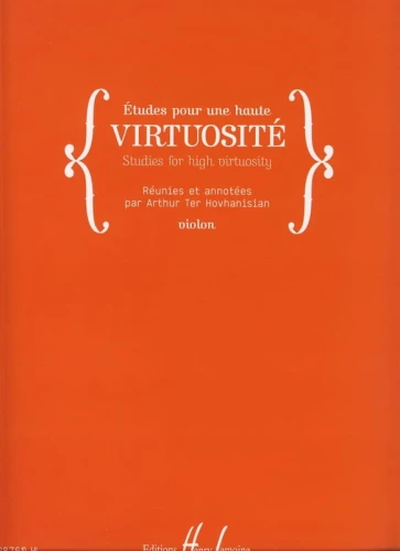 Etudes pour une haute virtuosite violon - Studies for high virtuosity violin - Arthur Ter-Hovhanisian - etiudy wirtuozowskie - nuty na skrzypce