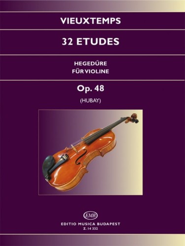Henri Vieuxtemps: 32 Etudes op. 48 - 32 etiudy - nuty na skrzypce