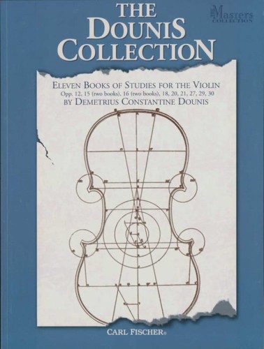 The Dounis Collection: Demetrius Constantine Dounis - Eleven Books Of Studies for The Violin - etiudy i ćwiczenia - nuty na skrzypce