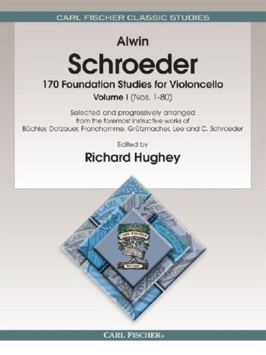 Alwin Schroeder, Carl Schroder: 170 Foundation Studies for Violincello Volume 1 Nos. 1-80 - etiudy - nuty na wiolonczelę