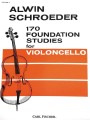 Alwin Schroeder, Carl Schroder: 170 Foundation Studies for Violincello Volume 1 Nos. 1-80 - etiudy - nuty na wiolonczelę