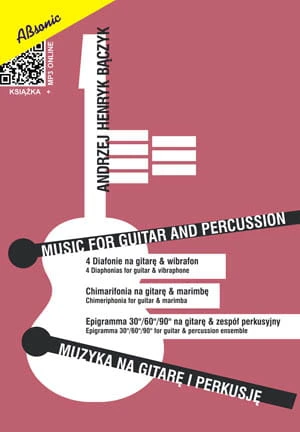 Andrzej Henryk Bączyk: Muzyka na gitarę i perkusję - nuty na gitarę i perkusję (+ mp3 online)
