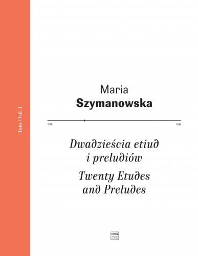 Maria Szymanowska: Dwadzieścia etiud i preludiów tom 1 - nuty na fortepian solo