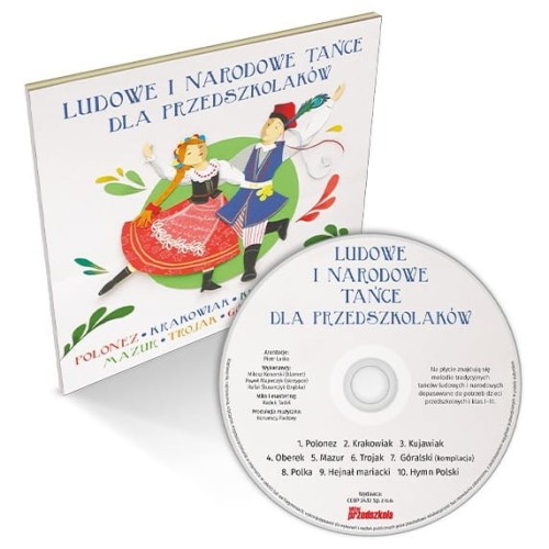 Ludowe i narodowe tańce dla przedszkolaków - płyta CD