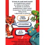 Lang Lang Karty do teorii muzyki - karty do nauki teorii muzyki dla dzieci (polska wersja)