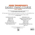 John Thompson's Easiest Piano Course: Pop Songs - łatwe nuty na fortepian dla dzieci