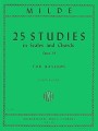 Ludwig Milde: 25 Studies in Scales and Chords op. 24 for Bassoon - etiudy na fagot