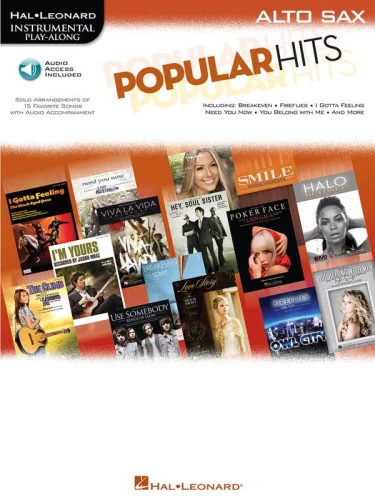 Popular Hits: Alto Sax - nuty na saksofon altowy (+ audio online)