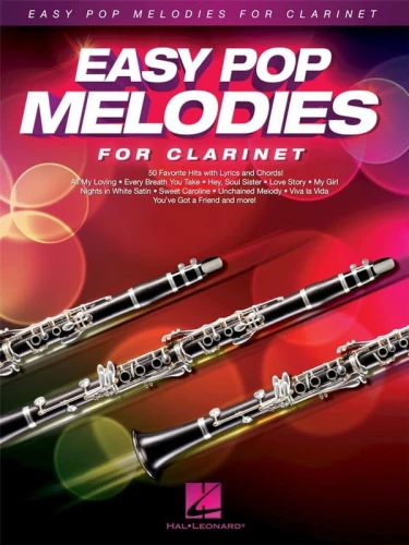 Easy Pop Melodies For Clarinet - nuty na klarnet solo z akordami
