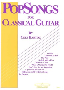 Cees Hartog: Popsongs for Classical Guitar 1 - nuty i śpiewnik na gitarę klasyczną
