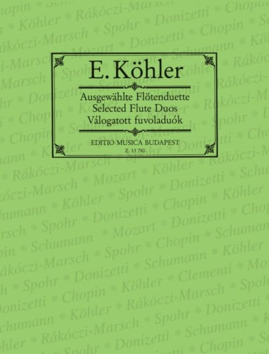 Ernesto Kohler: Selected Flute Duos - nuty na duet fletów poprzecznych