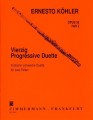 Ernesto Kohler: Vierzig progressive Duette op. 55 Heft 2 - 15 schwerere Duette fur Zwei Floten - 15 trudniejszych etiud - nuty na duet fletów poprzecznych