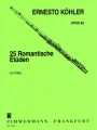 Ernesto Kohler: 25 Romantische Etuden fur Flote op. 66 - etiudy romantyczne - nuty na flet poprzeczny