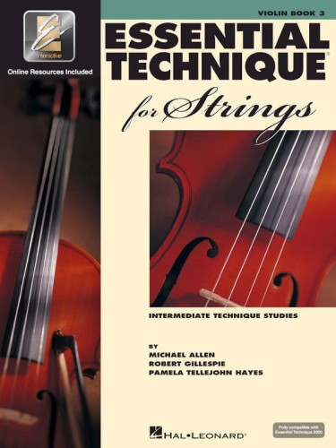 Essential Elements For Strings - Technique: Violin Book 3 (+ audio online) - szkoła gry na skrzypcach przygotowująca do gry w orkiestrze