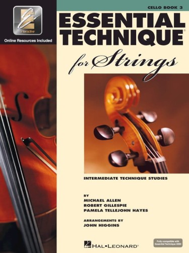 Essential Elements For Strings - Technique: Cello Book 3 (+ audio online) - szkoła gry na wiolonczeli przygotowująca do gry w orkiestrze