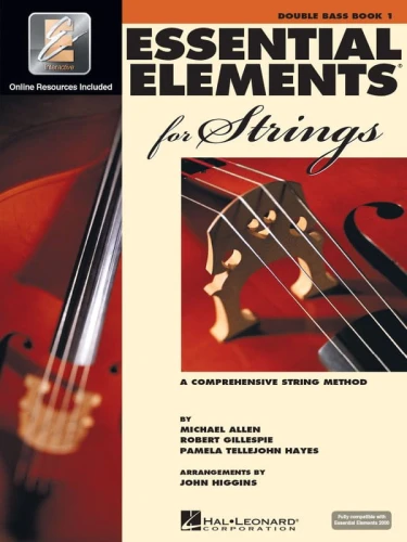 Essential Elements For Strings: Double Bass Book 1 (+ audio online) - szkoła gry na kontrabasie przygotowująca do gry w orkiestrze
