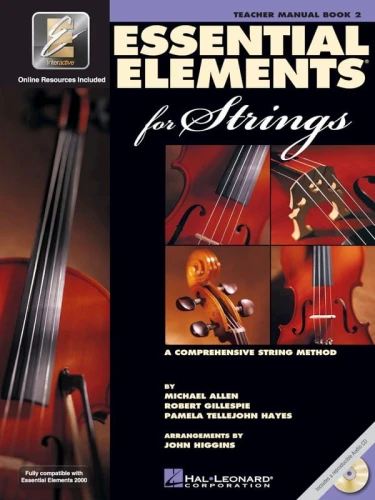 Essential Elements For Strings: Teacher Manual Book 2 (+ audio online) - szkoła gry na instrumentach smyczkowych przygotowująca do gry w orkiestrze - podręcznik dla nauczyciela