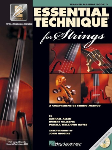 Essential Elements For Strings - Technique: Teacher Manual Book 3 (+ audio online) - szkoła gry na instrumentach smyczkowych przygotowująca do gry w orkiestrze - podręcznik dla nauczyciela