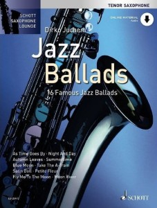 Schott Saxophone Lounge: Jazz Ballads for Tenor Saxophone - Dirko Juchem (+ audio online) - nuty na saksofon tenorowy z fortepianem