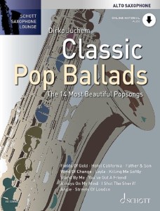 Schott Saxophone Lounge: Classic Pop Ballads for Alto Saxophone - Dirko Juchem (+ audio online) - nuty na saksofon altowy z fortepianem