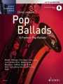 Schott Saxophone Lounge: Pop Ballads for Alto Saxophone - Dirko Juchem (+ audio online) - nuty na saksofon altowy z fortepianem